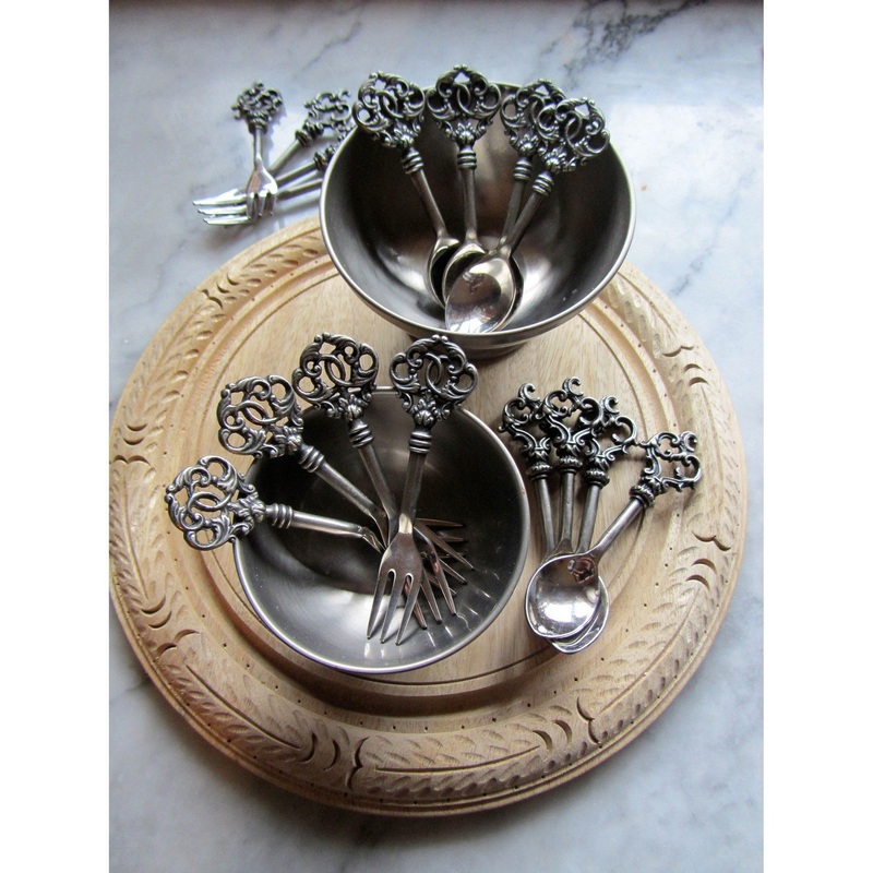 Key 1 Demitasse Spoons (Set Of 4)SPOON005/S4