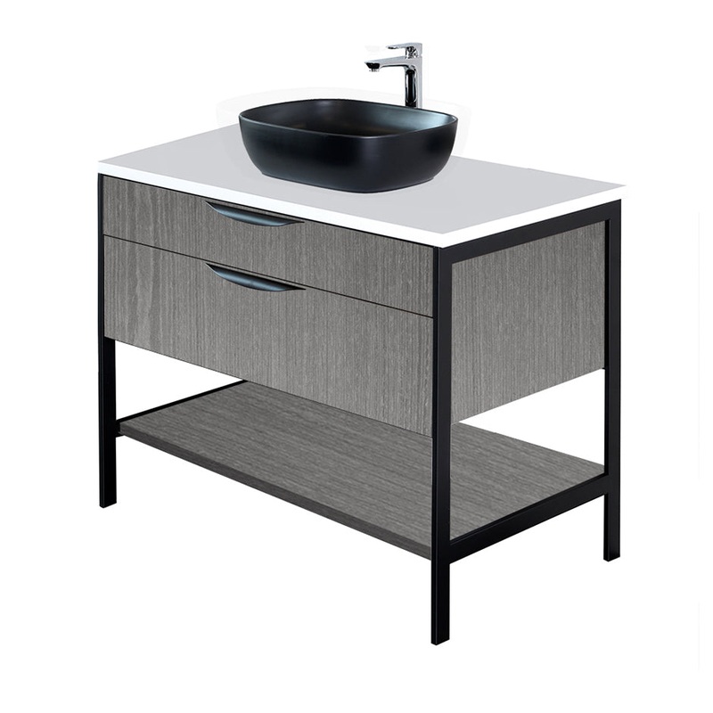 Lacava NAV-VS-36T-001G Navi Polished White (Solid Surface)