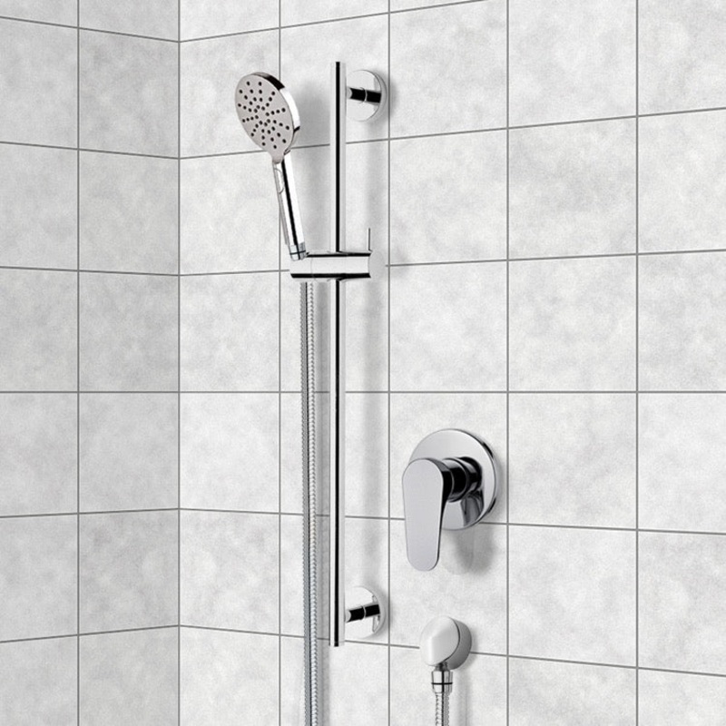 Autunno Chrome Slidebar Shower Set With Multi Function Hand Shower HX534488803