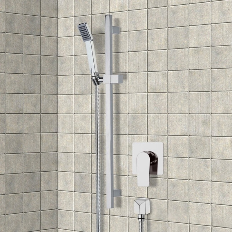 Autunno Chrome Slidebar Shower Set With Hand Shower HX534488651