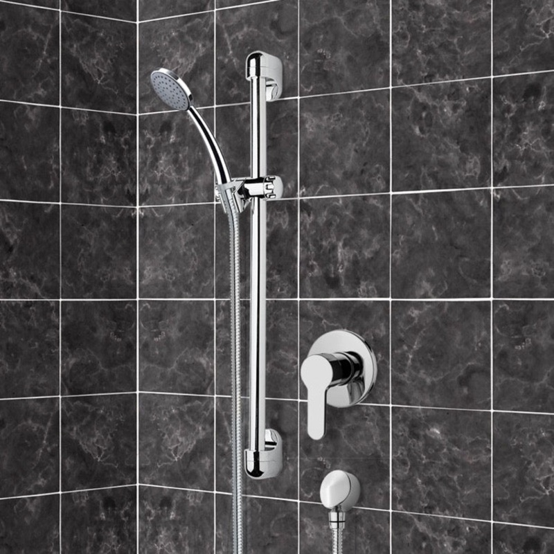 Autunno Chrome Slidebar Shower Set With Hand Shower HX534488699