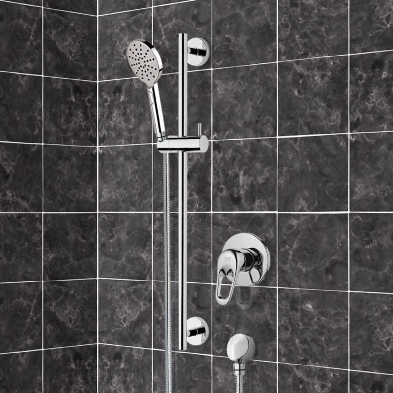 Autunno Chrome Slidebar Shower Set With Multi Function Hand Shower HX534488647