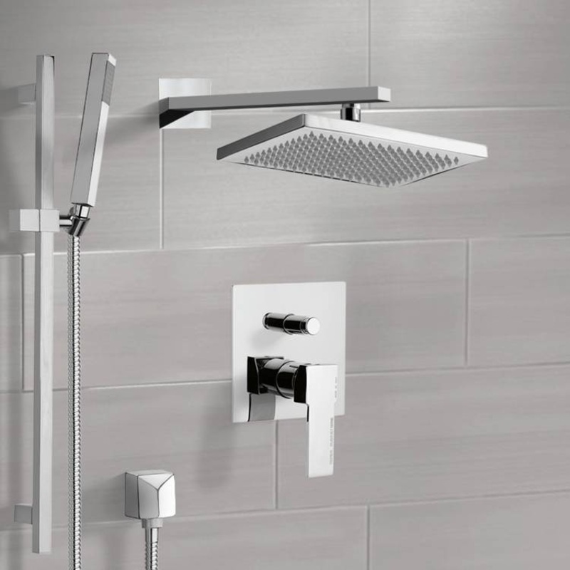 Autunno Shower System with 9.5 Rain Shower Head and Hand Shower HX534488664