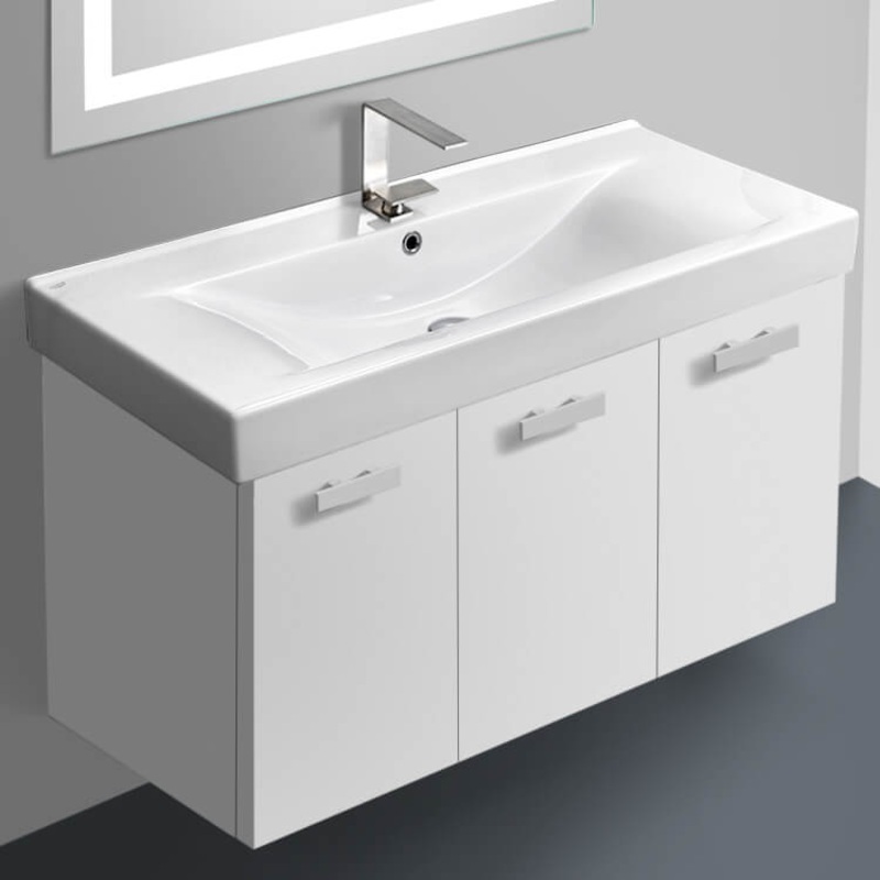 39 Inch Vanity Cabinet With Fitted Sink HX534488369