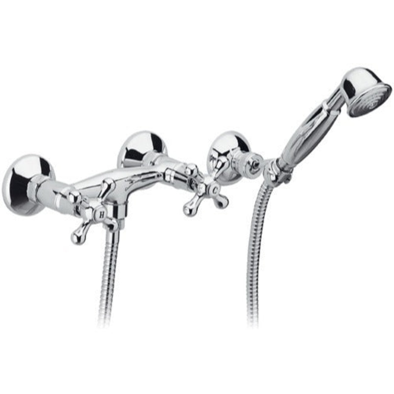 Liberty Wall-Mounted Shower Diverter With Hand Shower and Holder