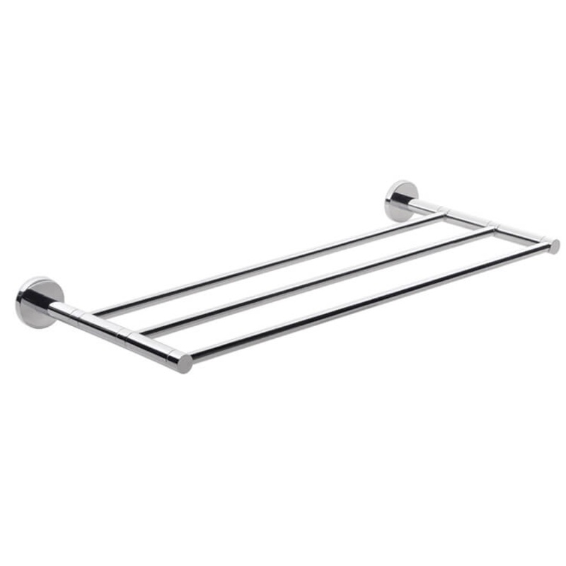Felce Chrome Wall Mounted Towel Shelf