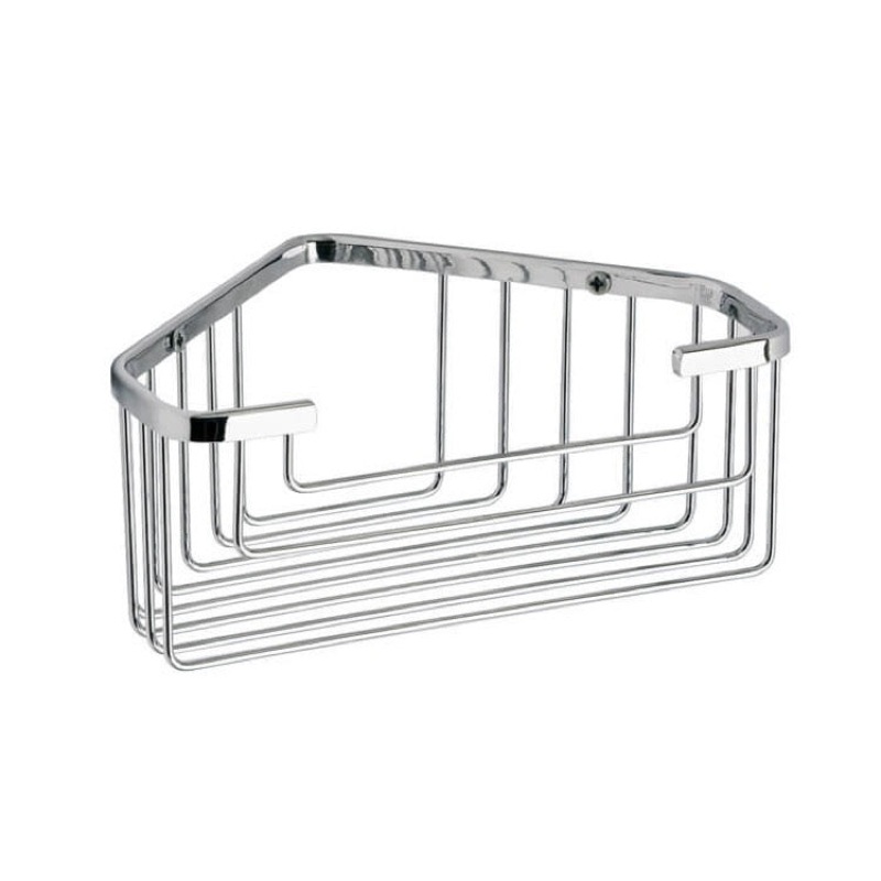 Wire Chrome Wire Corner Shower Basket HX534487859