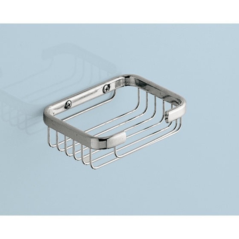 Wire Chrome Wire Shower Soap Basket