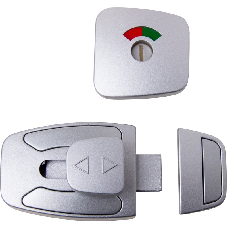 Sera Slide Lock & Emergency Release Indicator Set in Antimicrobial