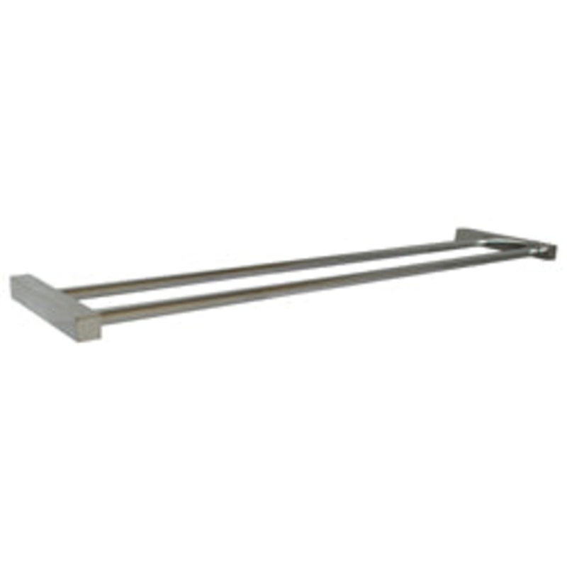 620mm Paterson Double Towel Bar in Polished Stainless Steel