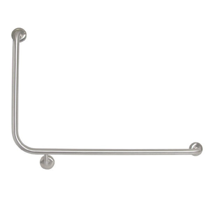 90 Flush Mount Side Wall Grab Rail RH in Antimicrobial