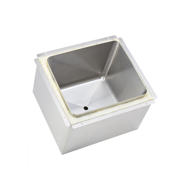 Weld In Insulated Stainless Steel Ice Well (300x300x200)