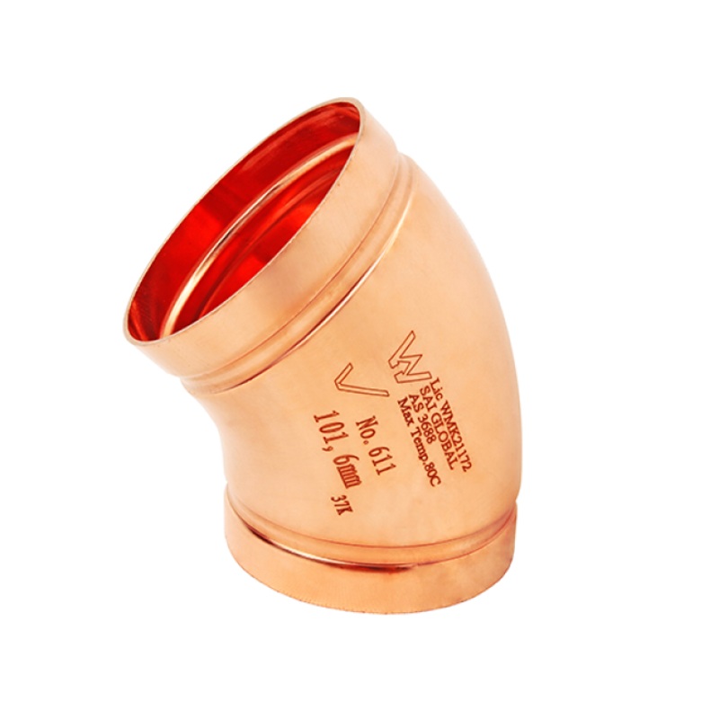 #611 Copper Elbow 45 deg