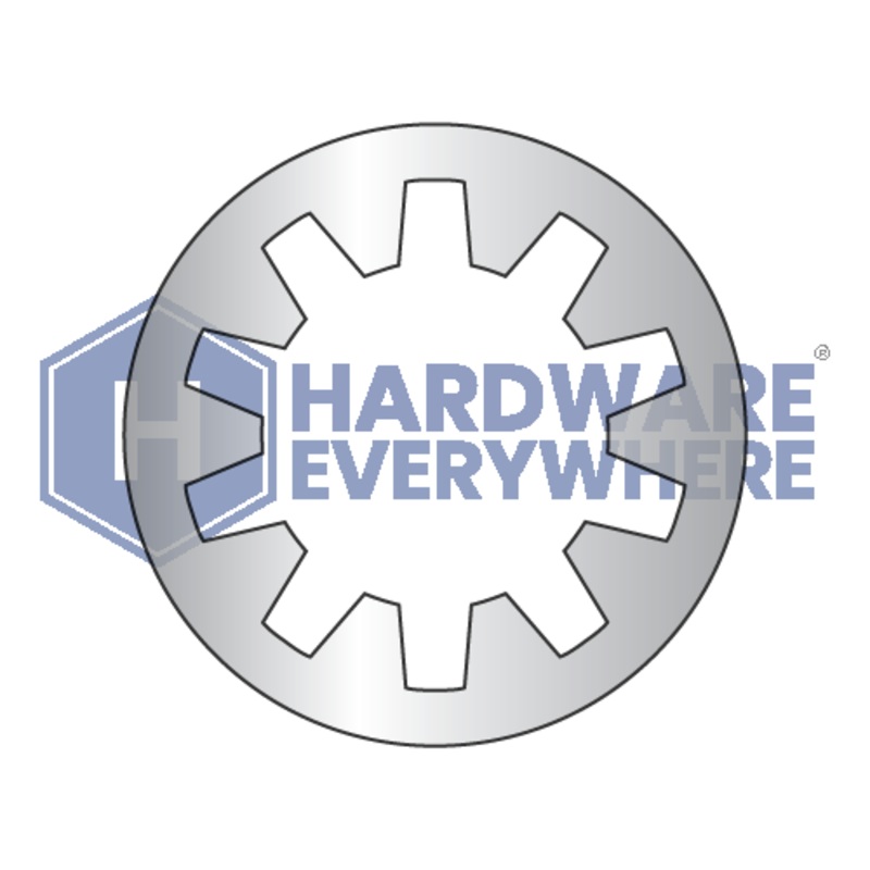 1/4 INTERNAL TOOTH LOCK WASHERS / 18-8 Stainless / Plain