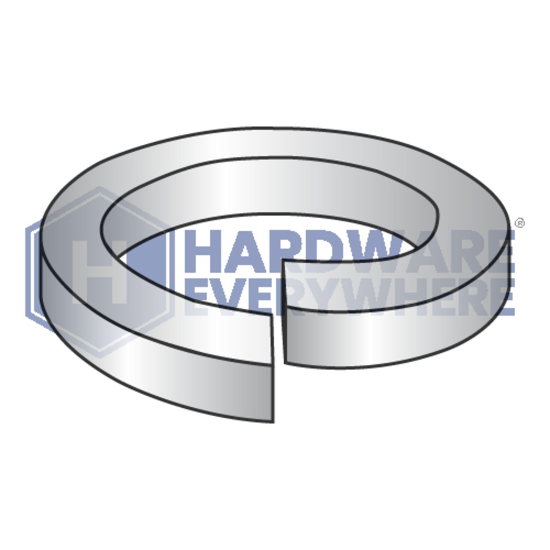 1/2 High Collar Split Lock Washers / 18-8 Stainless / Plain