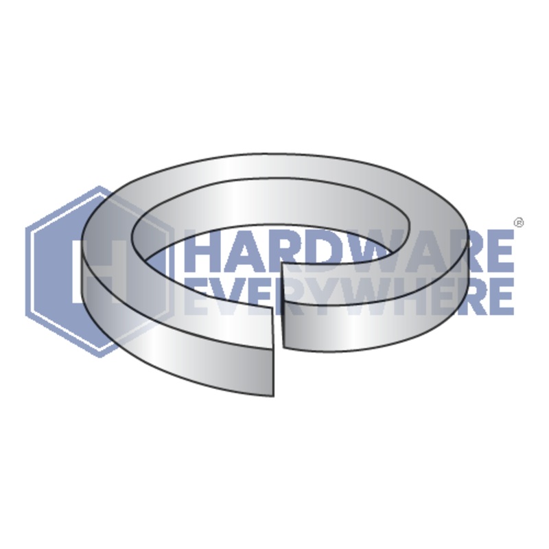 1/4 Medium Split Lock Washers / 316 Stainless / Plain