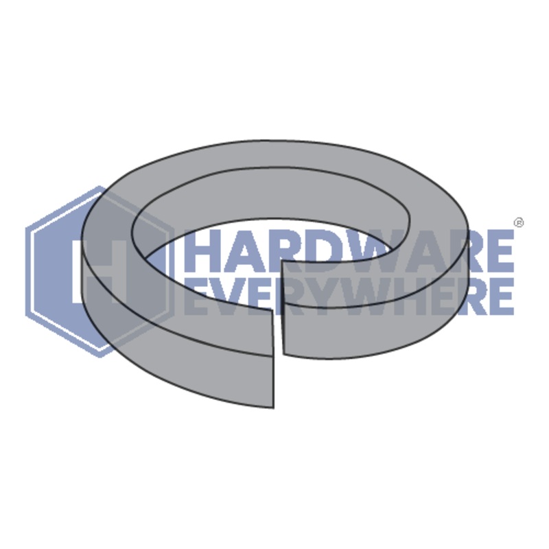 #10 Heavy Duty Split Lock Washers / Steel / Plain