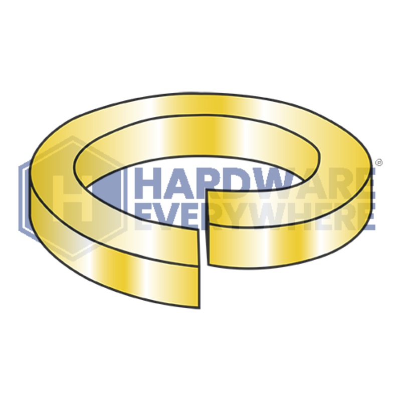 7/8 Medium Split Lock Washers / Steel / Zinc Yellow FUL163378782819