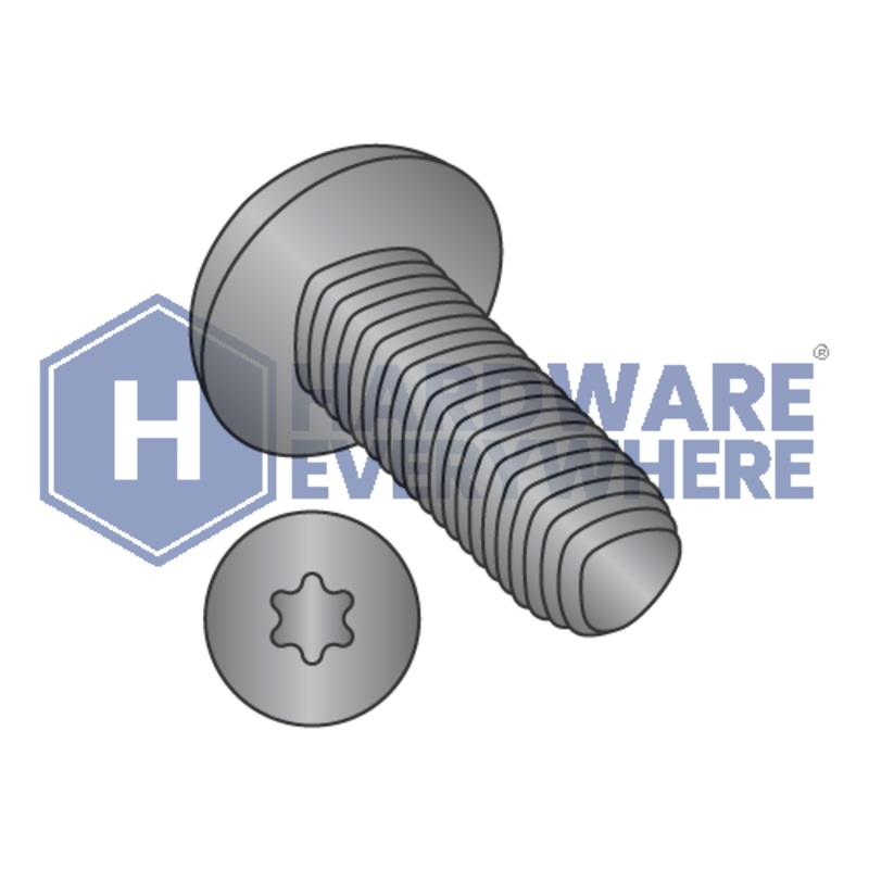 10-24 X 1/2 Thread Forming Screws / Torx / Pan Head / Steel / Black Oxide / Taptite Alternate