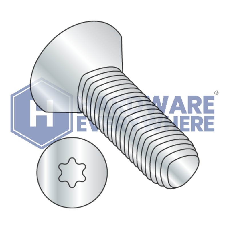 10-24 X 1 Thread Forming Screws / Torx / Flat Head / Steel / Zinc / Taptite Alternate