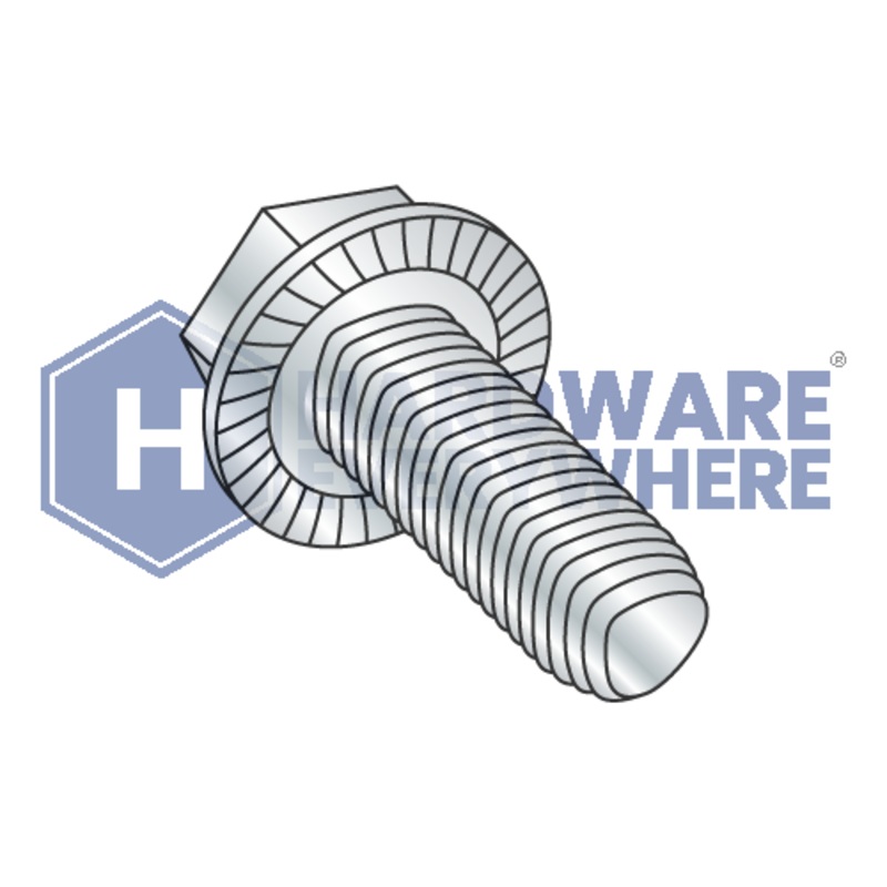 8-32 X 1 Thread Forming Screws / Unslotted / Hex Washer Head / Steel / Zinc / Taptite Alternate FUL163378780781