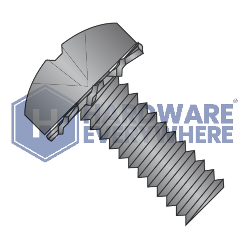 6-32 x 5/16 SEMS SCREWS / Phillips / Pan Head / Steel / Black Oxide