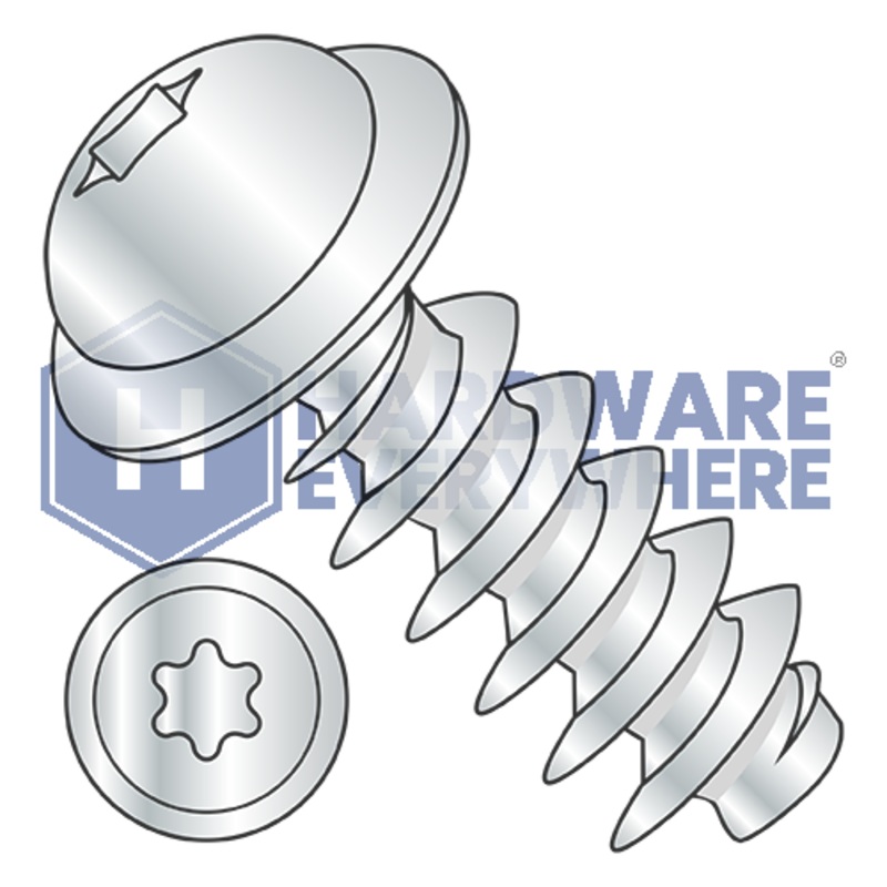 M3 x 10 METRIC THREAD FORMING SCREWS / Torx / Round washer Head / A2 Stainless / Plain