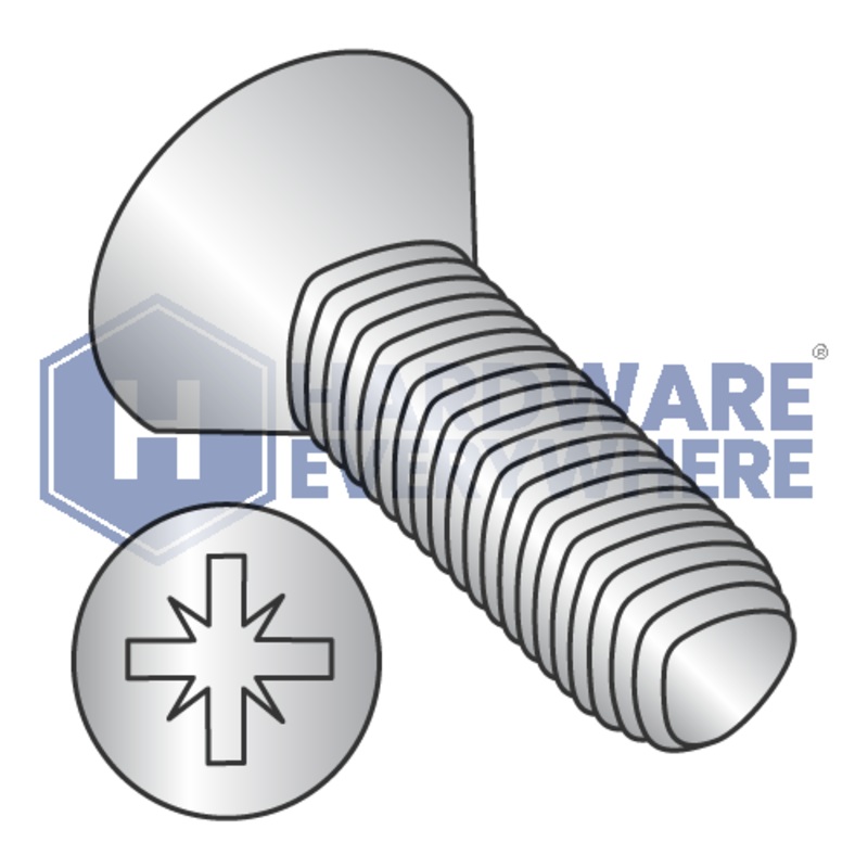 M5 X 10 Thread Forming Screws / Pozi / Flat Head / A2 Stainless / Plain / Taptite Alternate