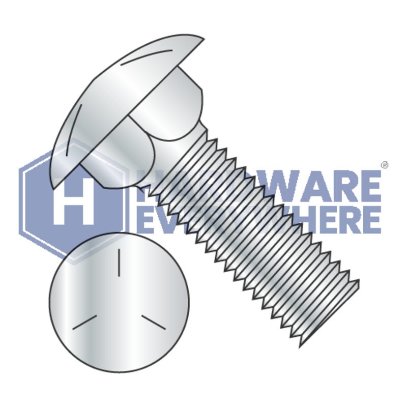 5/16-18 x 5 1/2 CARRIAGE BOLTS / Grade 5 / Zinc