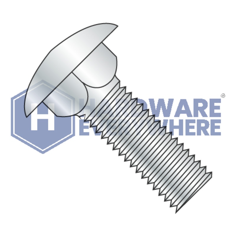 1/4-20 x 1 CARRIAGE BOLTS / Steel / Zinc FUL163378759780
