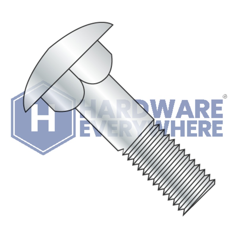 1/2-13 x 7 CARRIAGE BOLTS / Steel / Zinc