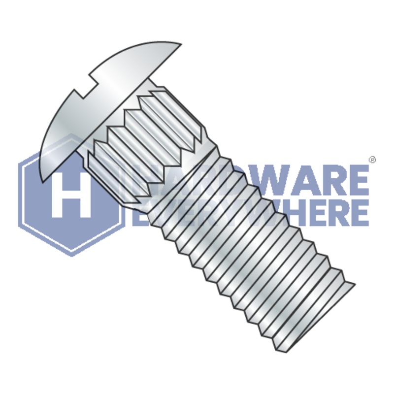 1/4-20 x 1 CARRIAGE BOLTS / Steel / Zinc FUL163378759593