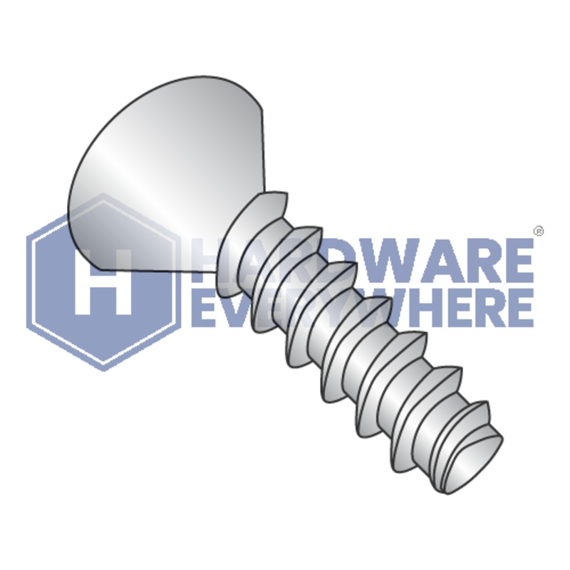 10-14 X 1 Thread Forming Screws / Phillips / Flat Head / 18-8 Stainless / Plain / Plastite (Blunt Tip) Alternate 48-2