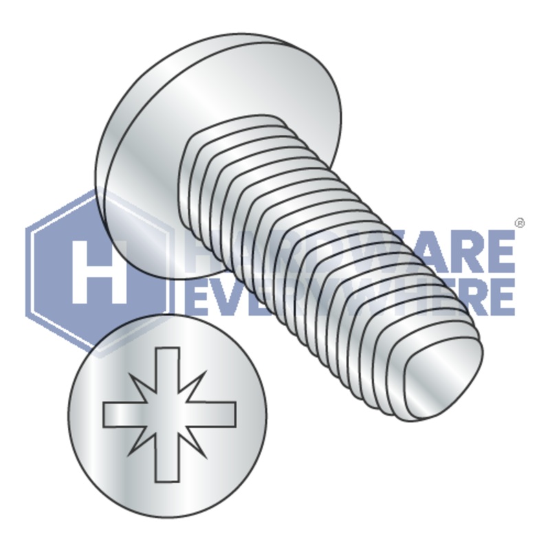 M3 X 10 Thread Forming Screws / Pozi / Pan Head / Steel / Zinc / Taptite Alternate