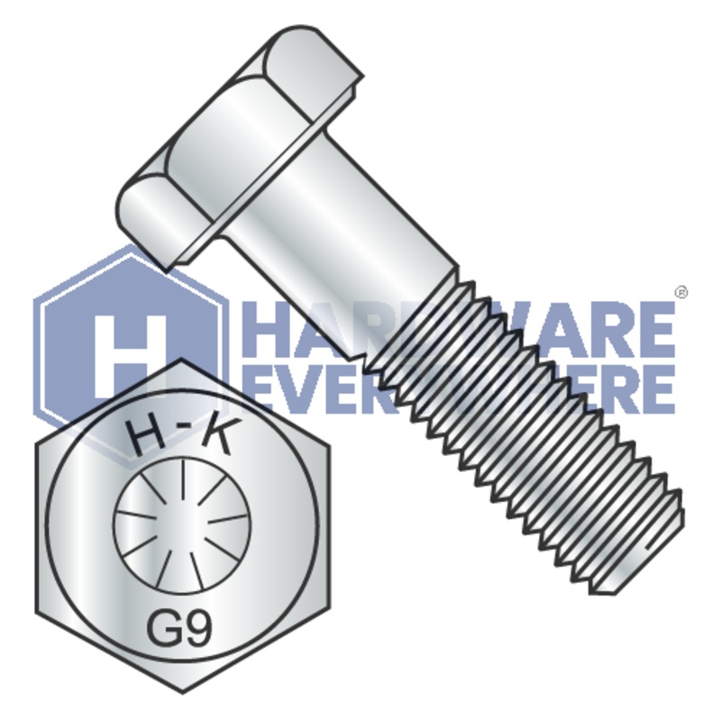 1/2-13 x 1 1/4 HEX CAP SCREWS / Grade 9 / EcoGuard
