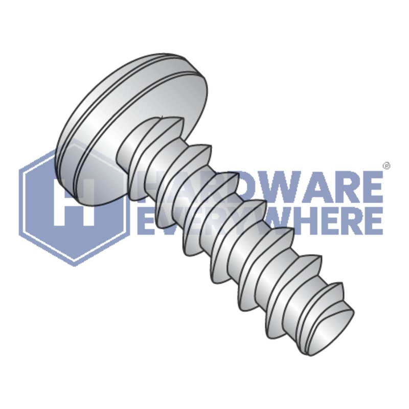 10-14 X 1 3/4 Thread Forming Screws / Phillips / Pan Head / 18-8 Stainless / Plain / Plastite (Blunt Tip) Alternate 48-2