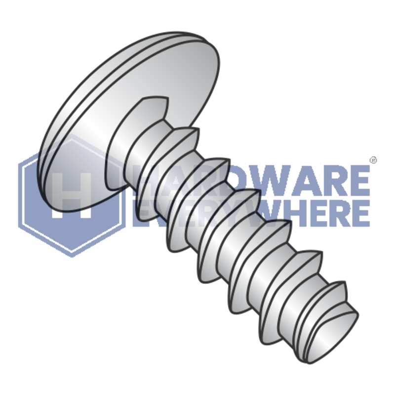 10-14 X 1/2 Thread Forming Screws / Phillips / Truss Head / 18-8 Stainless / Plain / Plastite (Blunt Tip) Alternate 48-2