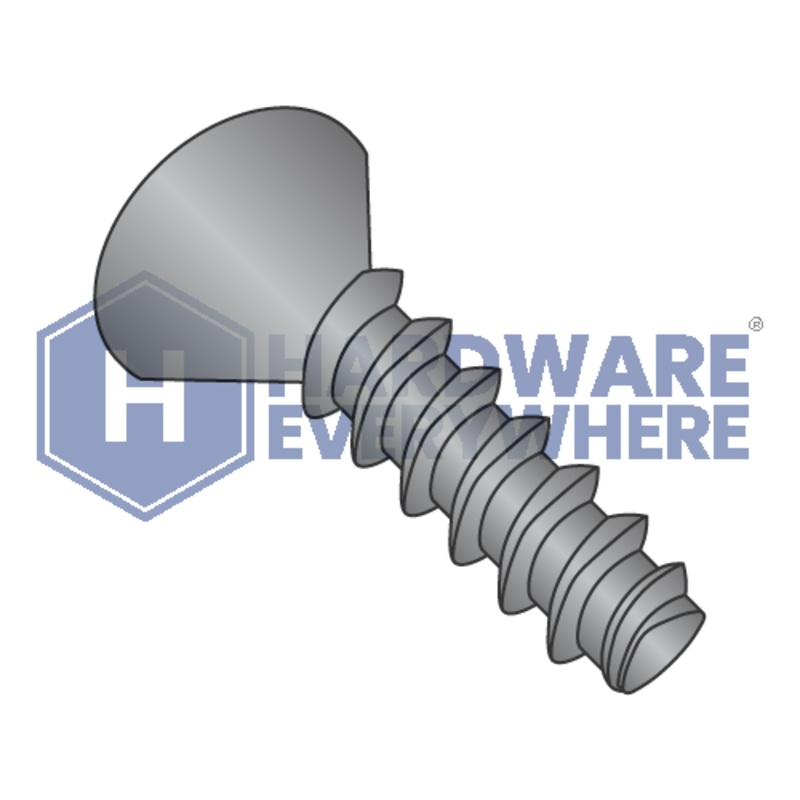 10-14 X 1 Thread Forming Screws / Phillips / Flat Head / Steel / Black Oxide / Plastite (Blunt Tip) Alternate 48-2