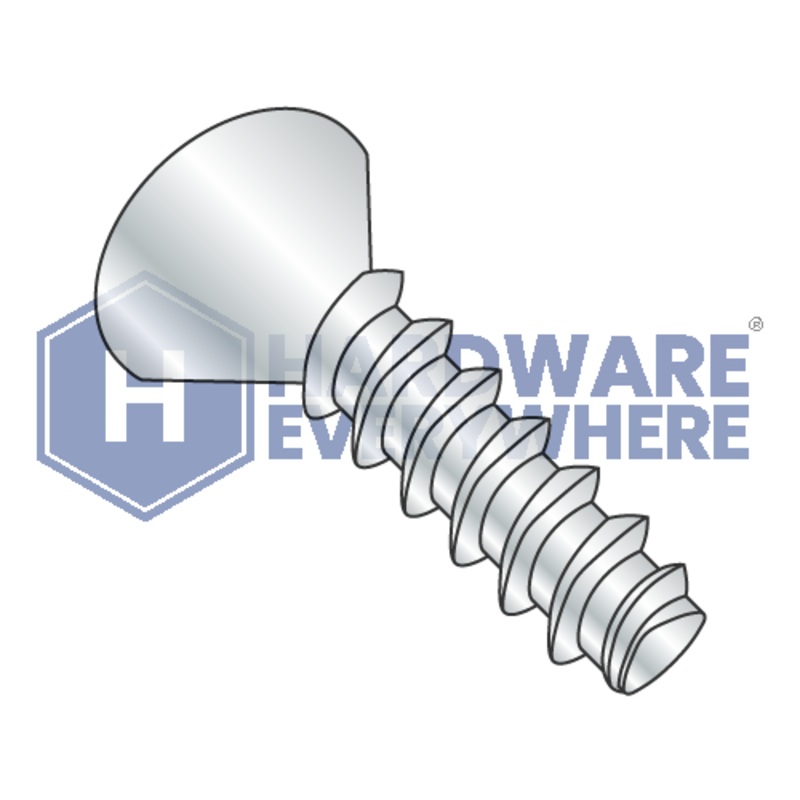10-14 X 1/2 Thread Forming Screws / Phillips / Flat Head / Steel / Zinc / Plastite (Blunt Tip) Alternate 48-2