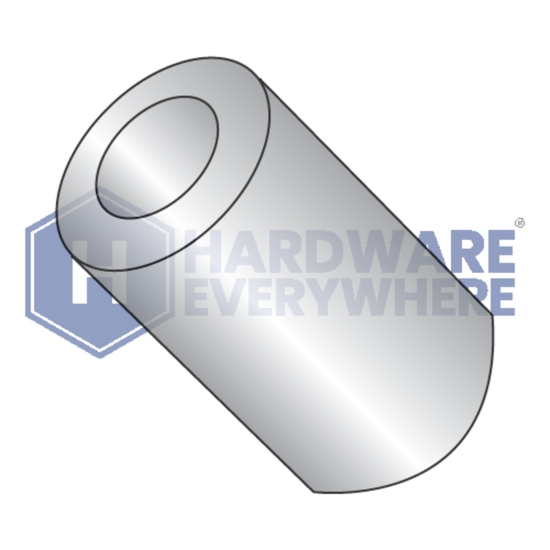 6 x 3/16 ROUND SPACERS / Brass / Nickel