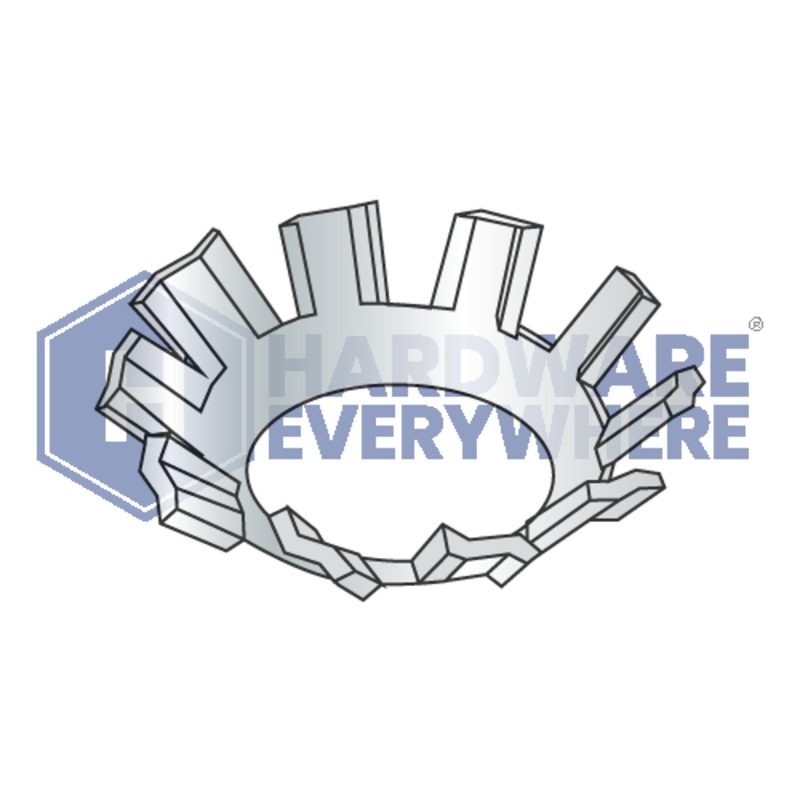 1/2 EXTERNAL TOOTH LOCK WASHERS / Countersunk / Steel / Zinc