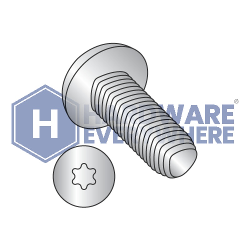 8-32 X 1 Thread Forming Screws / Torx / Pan Head / 18-8 Stainless / Plain / Taptite Alternate