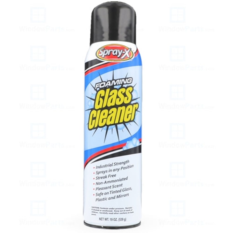 Spray-X Foaming Professional Glass Cleaner – 19oz Can