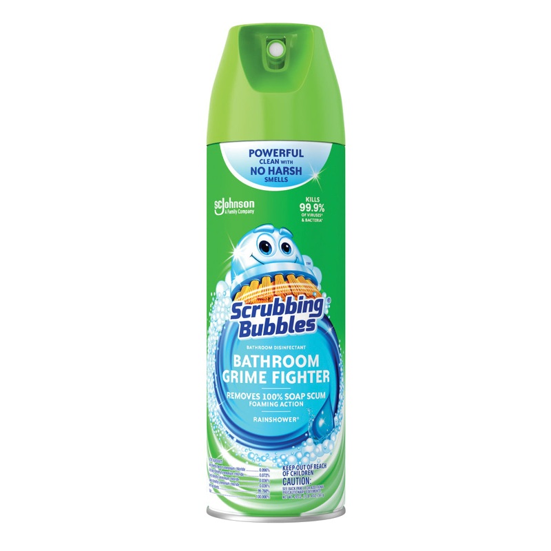 Scrubbing Bubbles 71367 Bathroom Grime Fighter, 20 oz, Aerosol, Pleasant