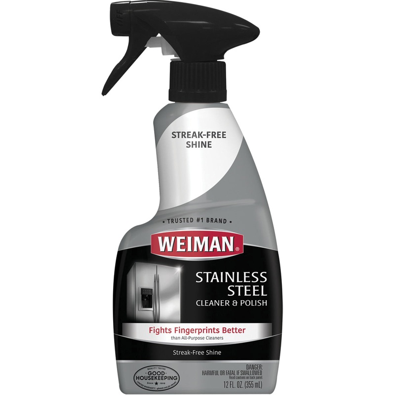 WEIMAN 76 Stainless Steel Cleaner and Polish Spray, 12 fl-oz, Liquid