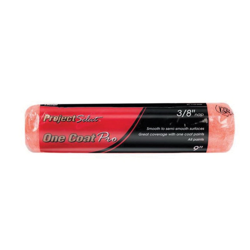 LINZER PROJECT SELECT RC 1143 0700 Paint Roller Cover, 7 in L, 3/8 in Thick Nap, Polyester Cover