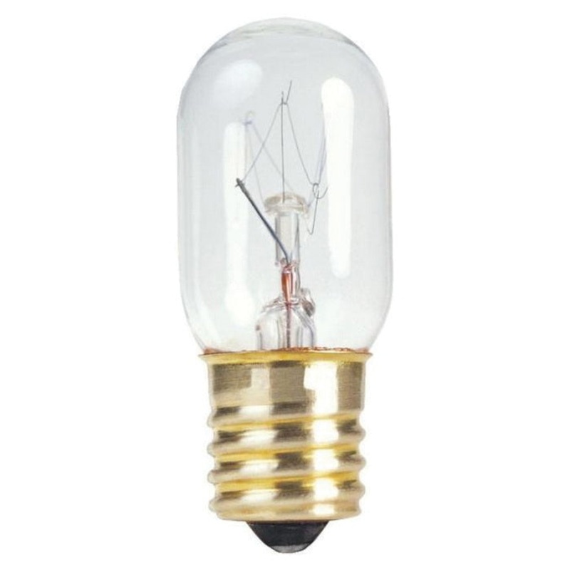 Westinghouse 0372100 Light Bulb, 15 W, Tubular, Intermediate, Clear, 2700 K, 108 Lumens