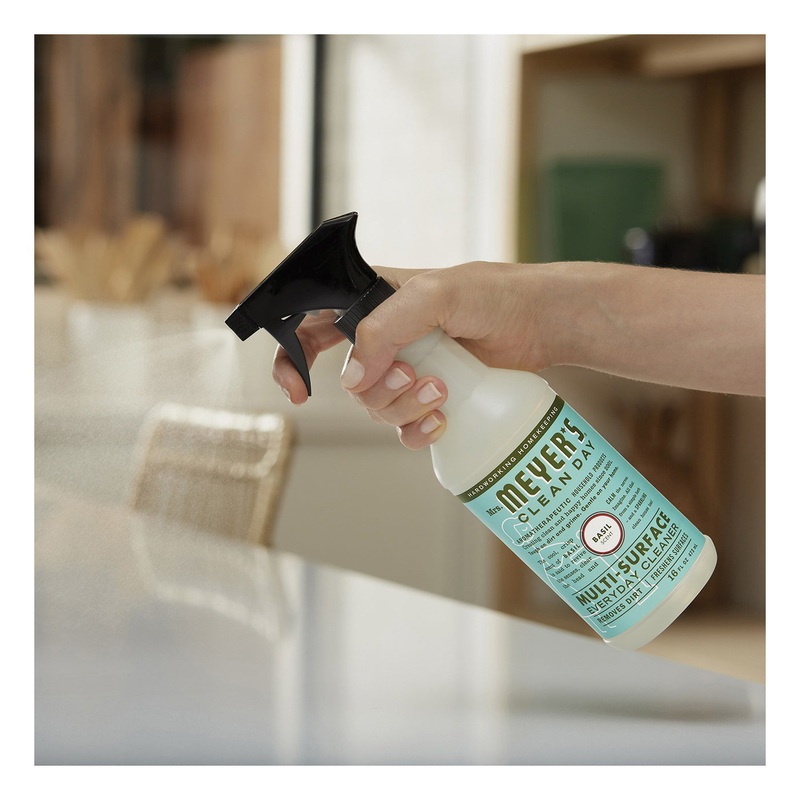 Mrs. Meyer’s 13441 Multi-Surface Everyday Cleaner, 16 oz, Spray Bottle, Liquid, Geranium
