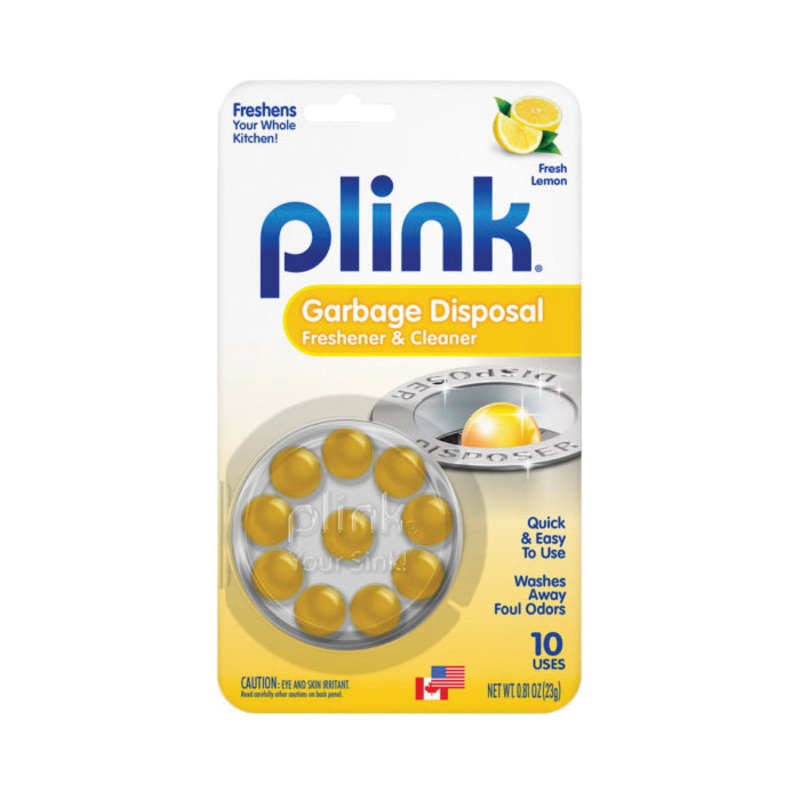 plink PLM12T Garbage Disposal Freshener and Cleaner, 10 ct, Solid