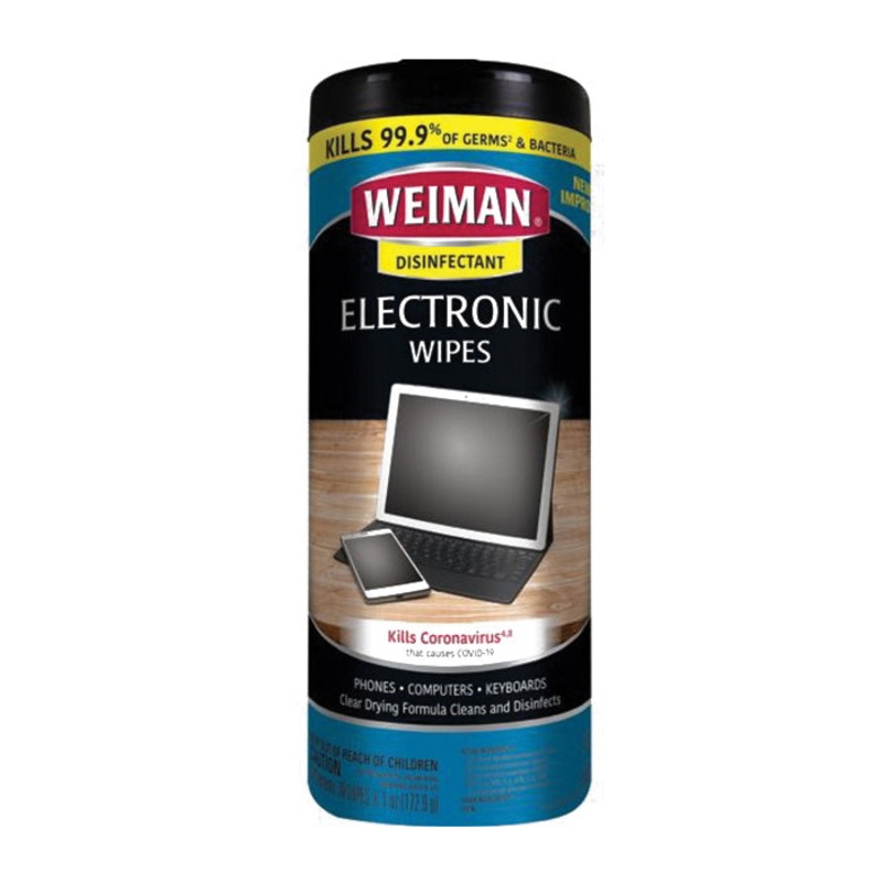 WEIMAN 93A Disinfectant Electronic Wipes, 30 Count